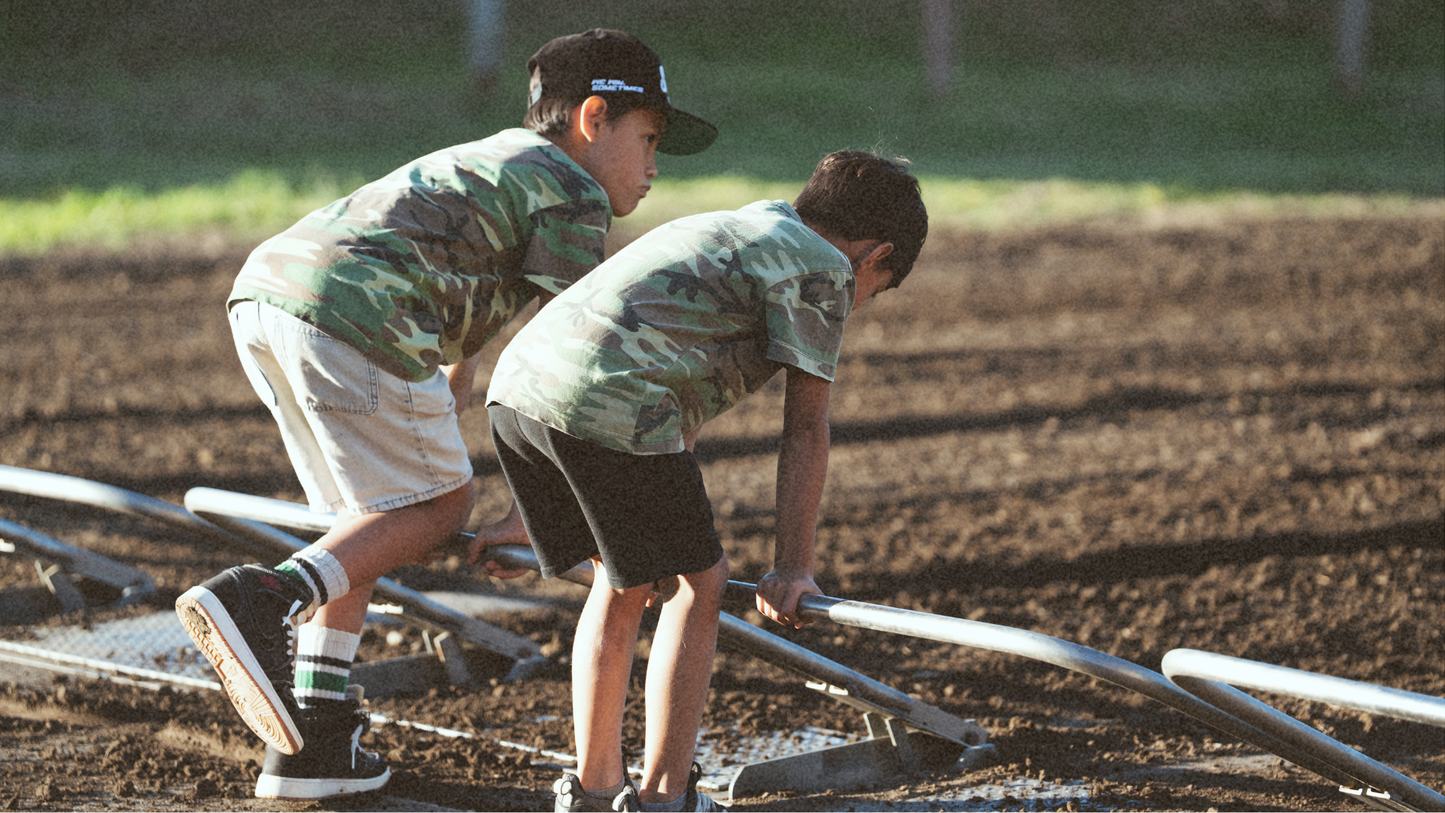 Vintage Camo - Youth Oversized Tee