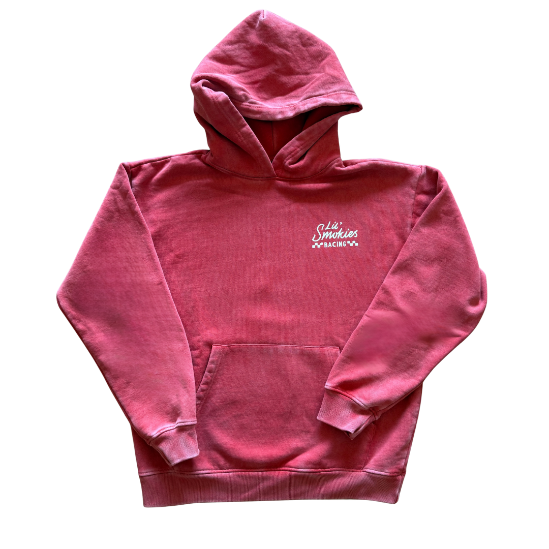 Race Day Vintage Red Hoodie - Adult