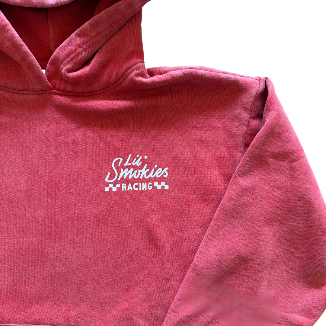 Race Day Vintage Red Hoodie - Adult
