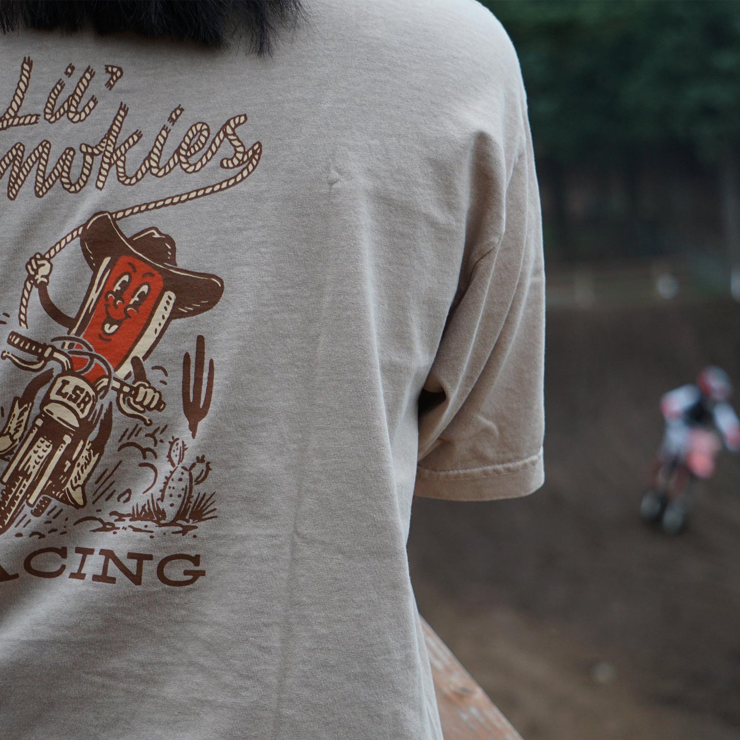 Lasso the Competition - Cowboy Hotdog Premium Moto Tee