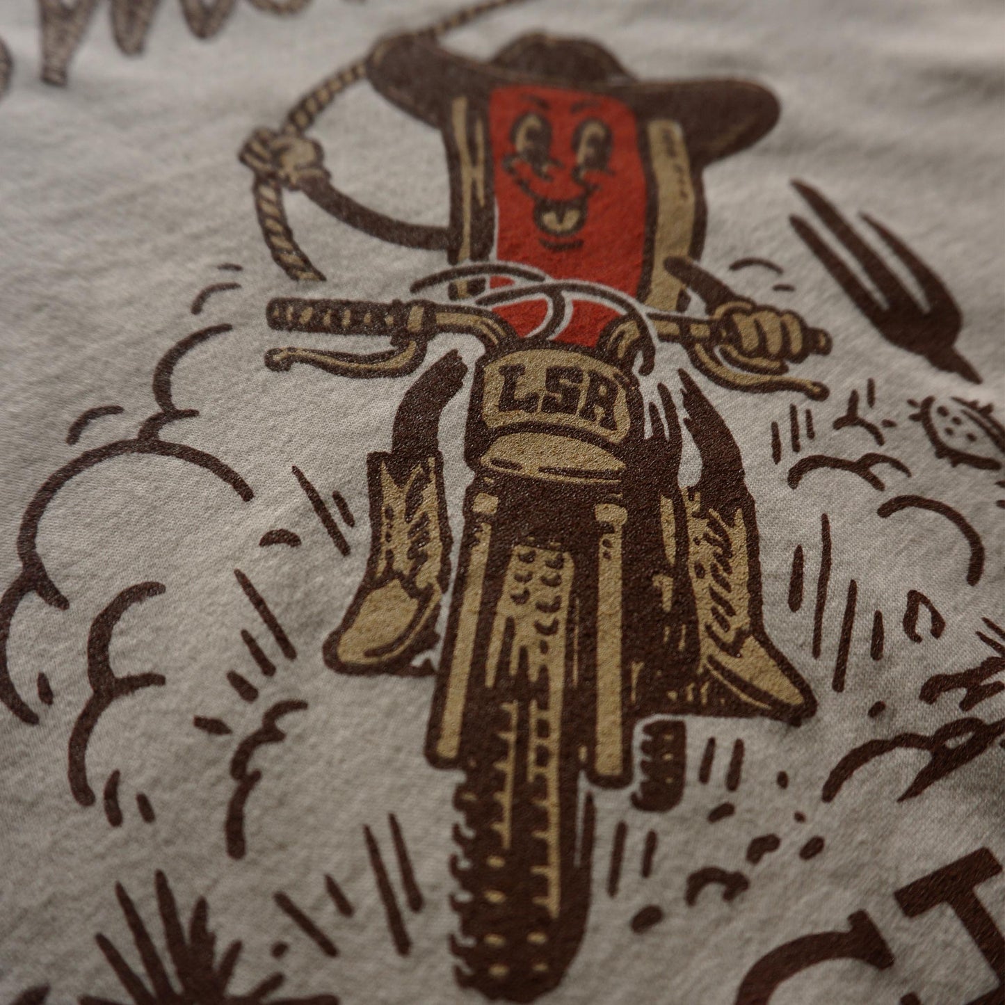 Lasso the Competition - Cowboy Hotdog Youth Moto Tee